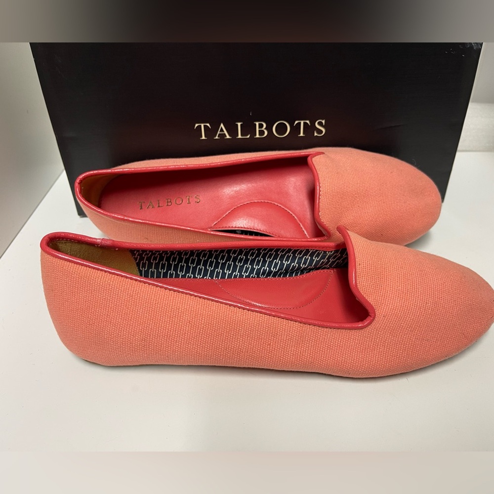 Talbots Pink Flamingo Flats Shoes
